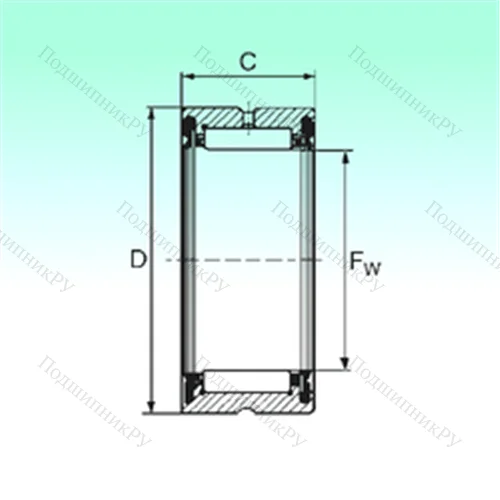 Подшипник игольчатый радиальный RNA 4909 2RS от производителя  NBS