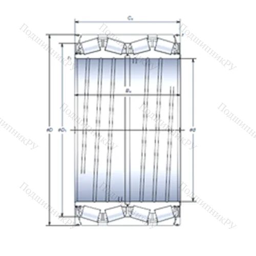 Подшипник роликовый радиально-упорный STF 276KVS 3952Eg