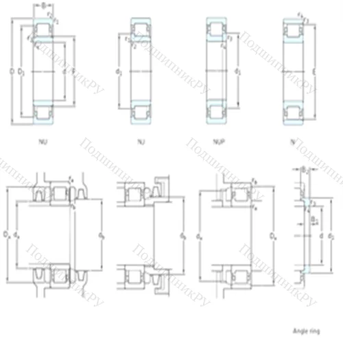 Подшипник роликовый радиальный NJ 413 от производителя  SKF