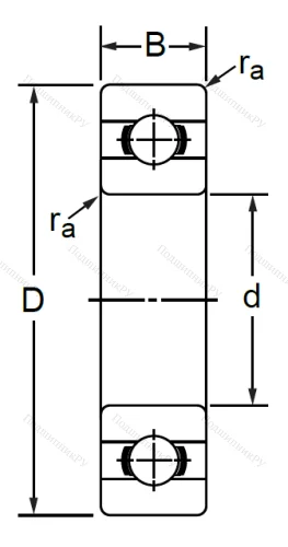 Дюймовый шариковый подшипник RLS 8 (LJ 1) в Ростове-на-Дону
