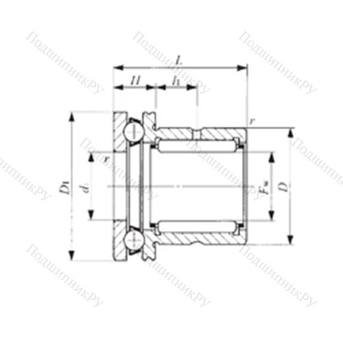 Подшипник комбинированный NAX 6040Z