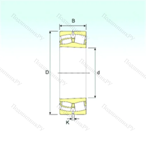 Подшипник роликовый радиальный самоцентрирующийся 240/530 K 30 от производителя  ISB