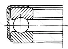 Модификация подшипника 108815АС17 размер 75x92x10,8 от производителя  ГПЗ-20