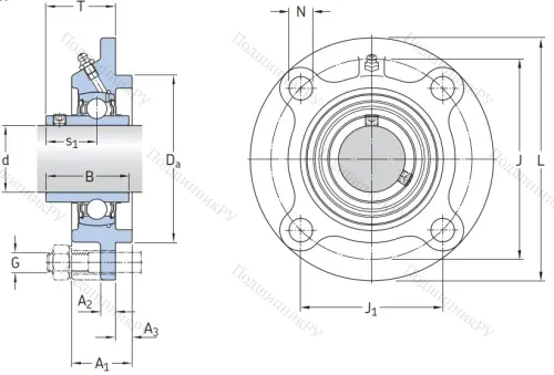Подшипниковый корпус FYC 508 в Ростове-на-Дону