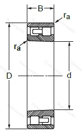 Двухрядный роликовый подшипник NN 3015 KMP 5 (3182115-5 Л ГОСТ) в Ростове-на-Дону