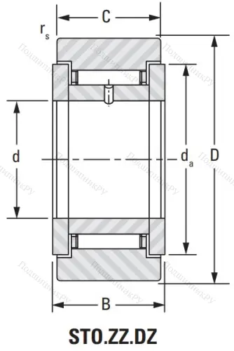 Подшипник STO 15 ZZ DZ от производителя  KOYO
