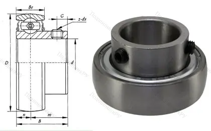 Корпусный подшипник SB 203 в Ростове-на-Дону