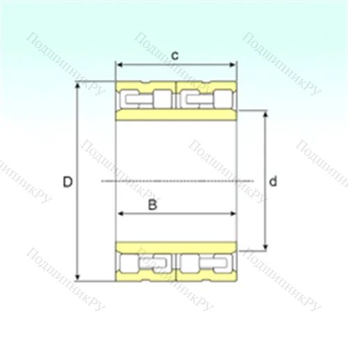 Подшипник роликовый радиальный FC 80110300
