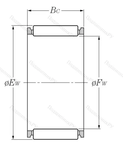 Подшипник K 12x15x13 V 1 JP (NTN) в Ростове-на-Дону