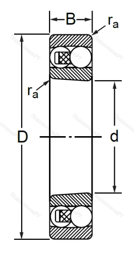 Двухрядный шариковый подшипник 1315 K в Ростове-на-Дону
