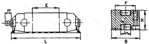 Модификация подшипника 2226КМ размер 130x230x40 ГОСТ 520-89 от производителя  ГПЗ-10-ГПЗ
