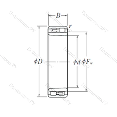 Подшипник роликовый радиальный NNU 4952 K
