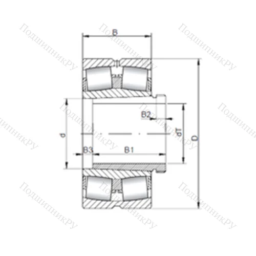 Подшипник роликовый радиальный самоцентрирующийся 24134 K 30CW 33+AH 24134 от производителя  CX