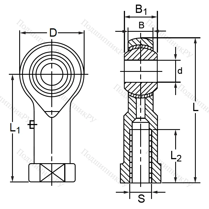 Шарнирная головка  PHS 8 L в Ростове-на-Дону