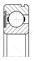 Подшипник 6409 ZN размер 45x120x29 от производителя  SKF