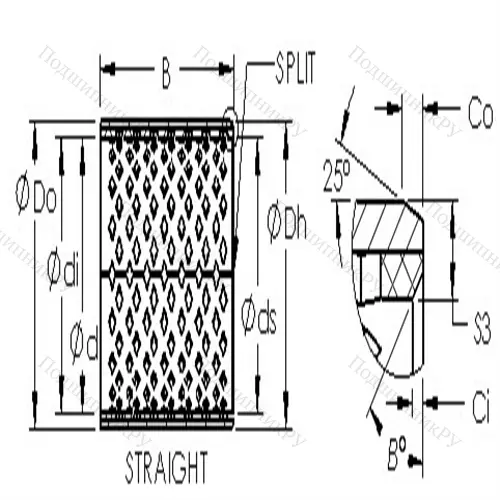 Втулка скольжения AST 090 13560 от производителя  AST Втулка скольжения AST 090 13560 от производителя  AST