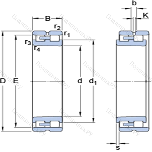 Прецизионные двухрядные цилиндрические роликоподшипники NN 3034 K/SPW 33 от производителя  SKF