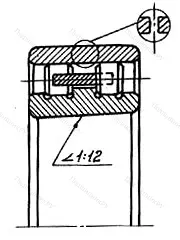 Подшипник NN 3012K/UP размер 60x95x26 от производителя  SKF