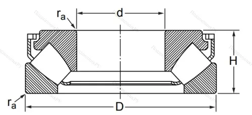 Упорный роликовый подшипник 29418 M (9039418 Л ГОСТ) в Ростове-на-Дону Упорный роликовый подшипник 29418 M (9039418 Л ГОСТ) в Ростове-на-Дону