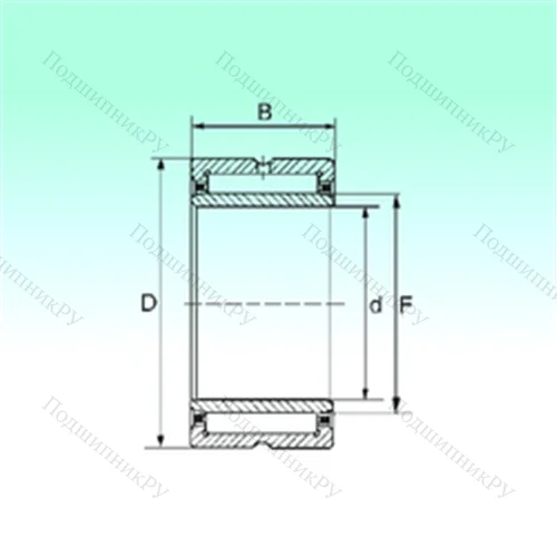 Подшипник игольчатый радиальный NKI 70/25 от производителя  NBS