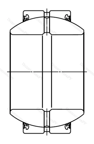 Шарнирный подшипник GE 15 ES 2RS в Ростове-на-Дону