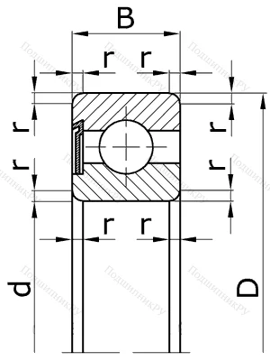 Шариковый однорядный подшипник 60120 (6020 Z) в Ростове-на-Дону
