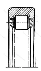 Модификация подшипника 2306КМ размер 30x72x19