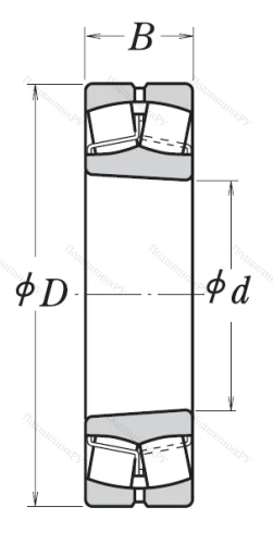 Сферический роликовый подшипник с конической посадкой на вал 22316 EAKE 4 от производителя  NSK