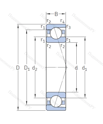 Сверхточный подшипник 7017 CDGA/P 4A от производителя  SKF
