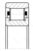 Модификация подшипника 2712 размер 60x140x51 ГПЗ-900