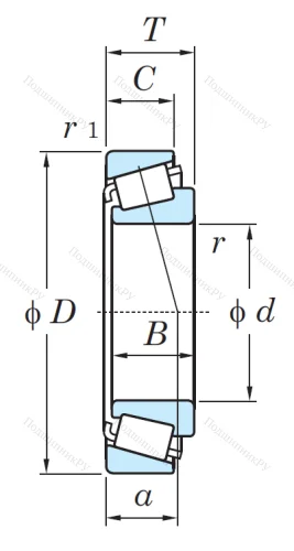 Конический роликовый подшипник 32220 JR BN5DCCFDAX от производителя  KOYO