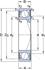 Подшипник S 71910 ACE/HCP 4A в Ростове-на-Дону