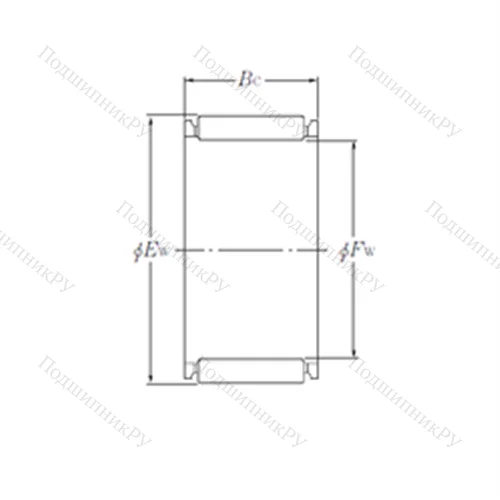Подшипник игольчатый радиальный K 55?61?30