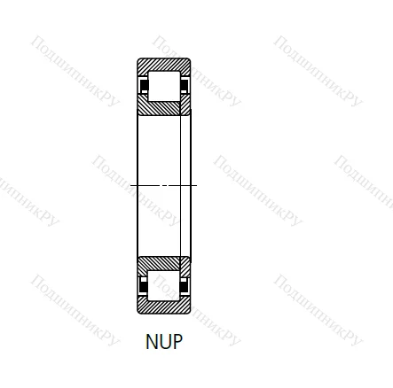 Цилиндрический роликовый подшипник 692409 (NUP 409 N) в Ростове-на-Дону