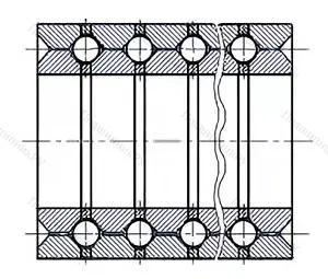 Модификация подшипника 128721К1 размер 105x165x505,5 от производителя  ГПЗ-1