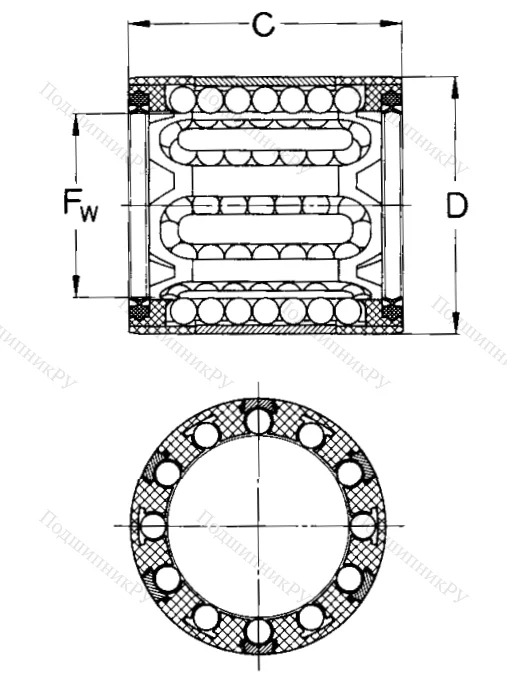 Подшипник LBBR 16-2LS в Ростове-на-Дону