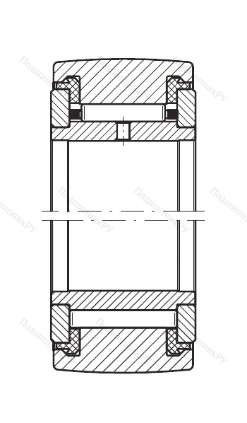 Игольчатый подшипник NATR 17 PP A от производителя  INA