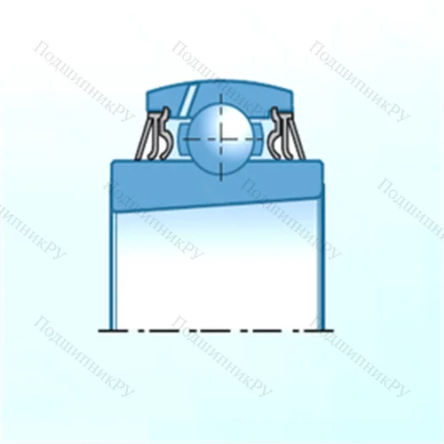 Подшипник шариковый радиальный UK 311D 1