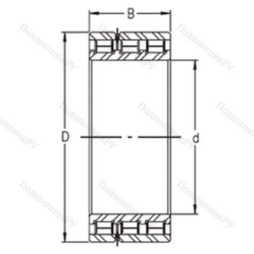 Подшипник роликовый радиальный SL 14 920