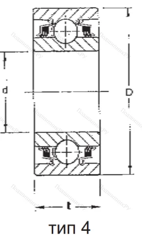 Радиальный шариковый подшипник W 211 PP 3 FBJ в Ростове-на-Дону