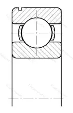 Подшипник  50222 (6222N) размер 110x200x38