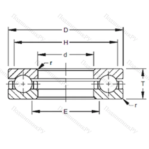 Подшипник шариковый упорный 67TVB 296 от производителя  TIMKEN