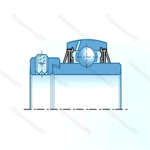 Подшипник шариковый радиальный UEL 310D 1