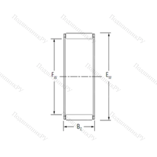 Подшипник игольчатый радиальный K 35X 40X 25H