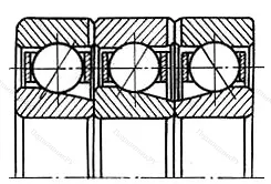 Подшипник B 71922E.TPA.TBT размер 110x150x60 от производителя  SKF