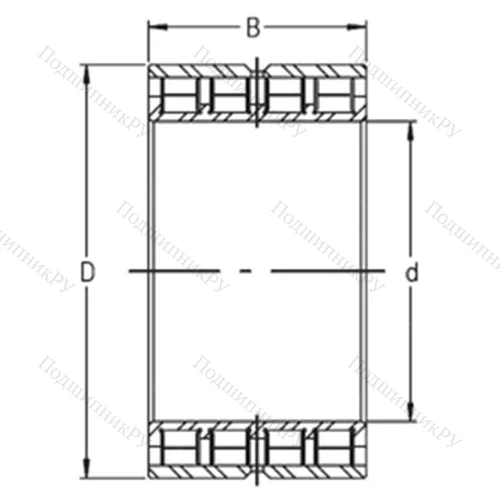 Подшипник роликовый радиальный SL 15 916
