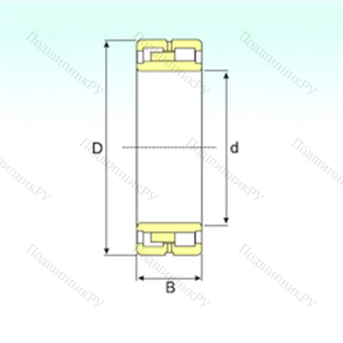 Подшипник роликовый радиальный NNU 49/670 K/SPW 33X от производителя  ISB