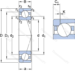 Подшипник 7026 ACD/HCP 4AH 1 в Ростове-на-Дону
