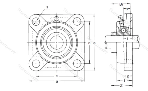 Подшипниковый узел UCF 316 в Ростове-на-Дону