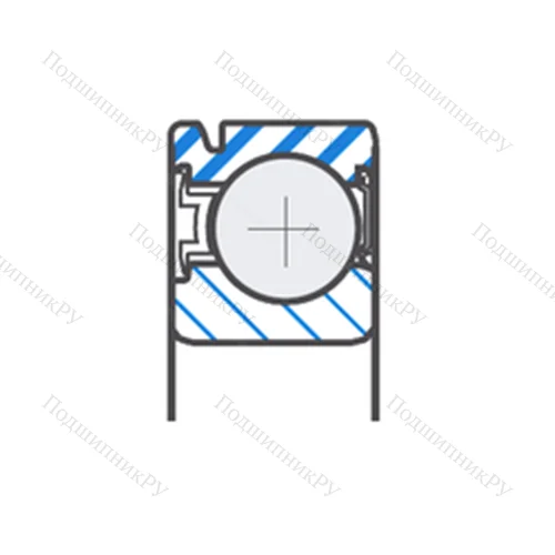 Подшипник шариковый радиальный SX 06C 36C 3PX 1 от производителя  NTN